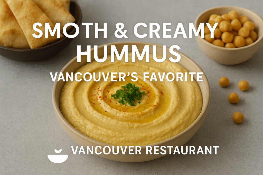 Smooth and Creamy Hummus Vancouver
