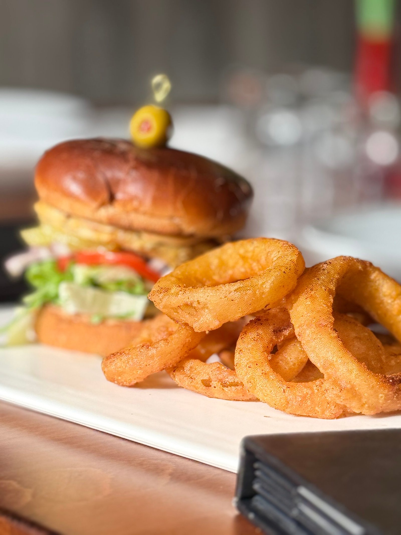 A classic cheeseburger