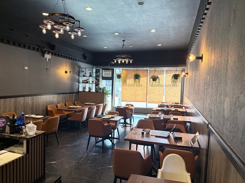A&S Fusion food Vancouver interior