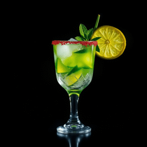 Virgin Mojito — fresh mint and lime, A & S Fusion, Granville Vancouver"