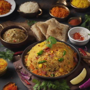 Mixed Veg Biryani A&S Fusion Restaurant Granville St Vancouver