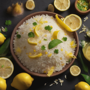 Lemon Rice with roasted peanuts and curry leaves — A & S Fusion, Granville St Vancou