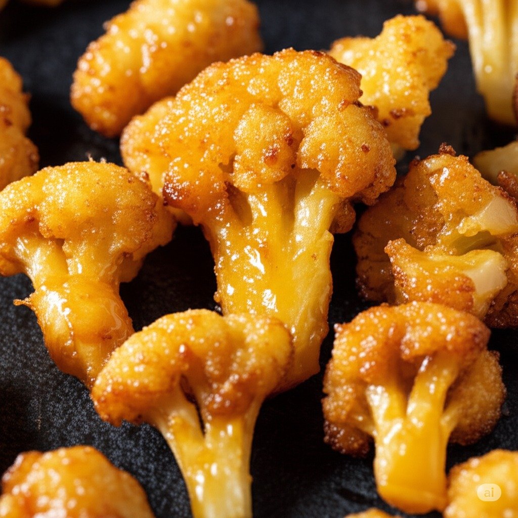 Tempura honey-glazed cauliflower