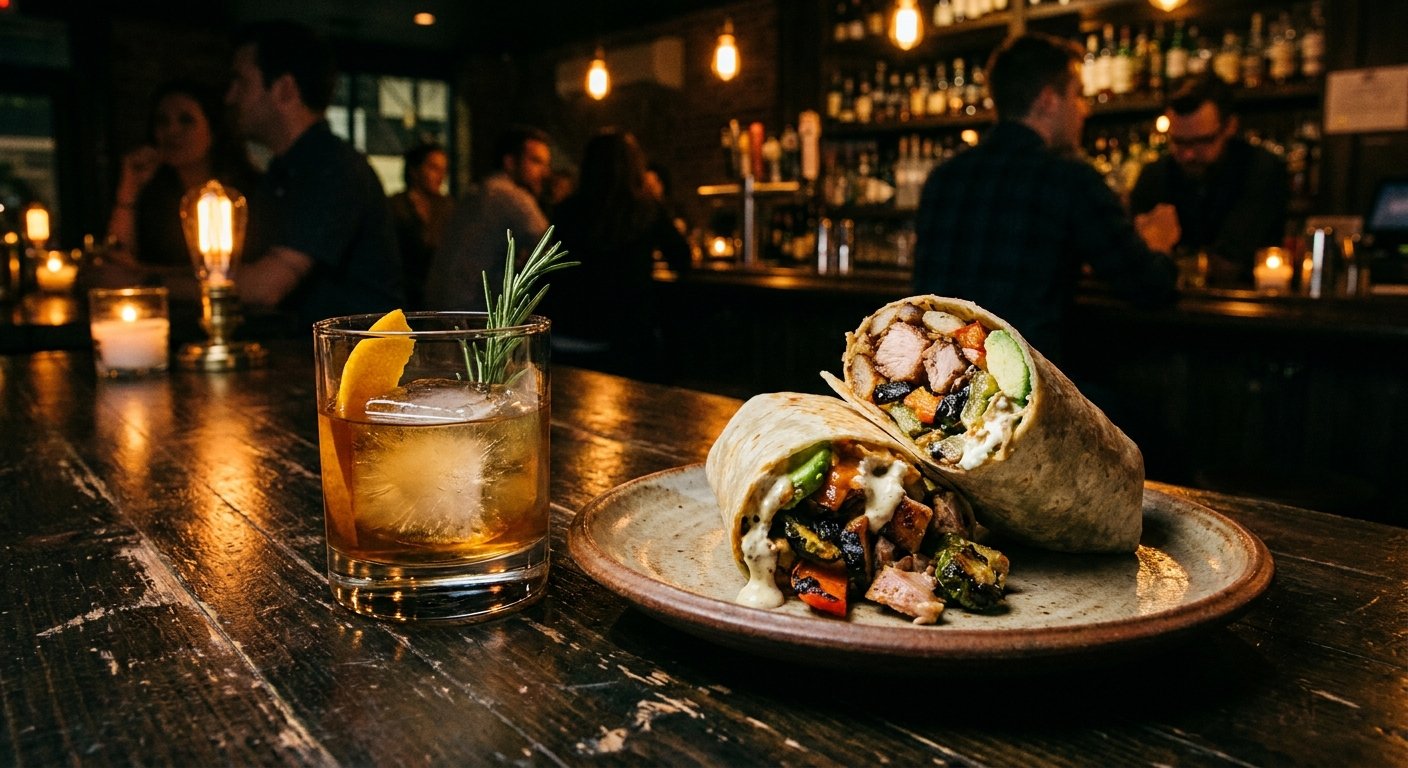 Late-night dish and cocktail, among the best late-night restaurants in Vancouver